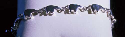 Fetish Bear Bracelet (Silver)