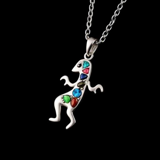 Inlayed Kokopelli Pendant